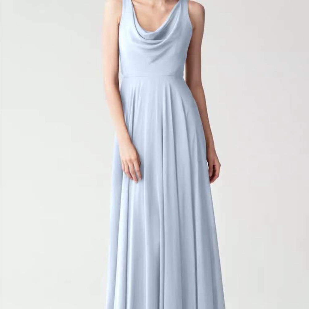 Jenny Yoo Liana Bridesmaid Dress (Color: Whisper Blue)